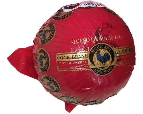 2 Piezas Queso De Bola Edam El Gallo Azul 1.5 Kg