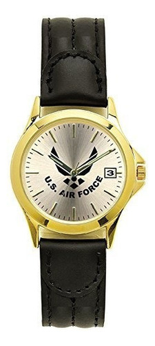 Reloj Aqua Force Air Force De Laton Dorado Con Correa De Pie