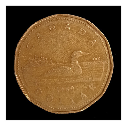 Canadá 1 Dólar 1989 Mb Km 157 Fauna Pato