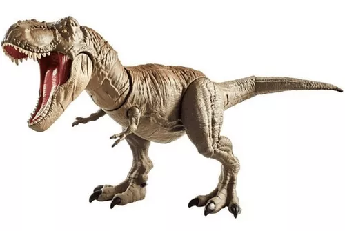 Jurassic World Tiranossauro Rex 56cm Morde Ataca Mattel