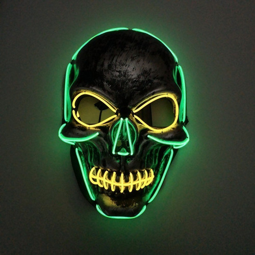 Mascara Led Neon Party Ballad Cosplay Halloween Rave