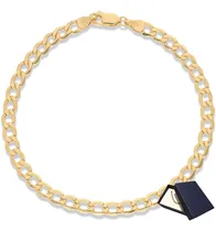Comprar Pulsera Pulso Esclava Oro 10k Kilates Barbado 4.9mm 18cm Diámetro 6cm Oro Puro 10k Hombre Mujer Dama Regalo Brazalete Oro Pulseras Oro Puro 10k Oro Italiano Italy Regalo Novia Novio Joyería Fina Italy
