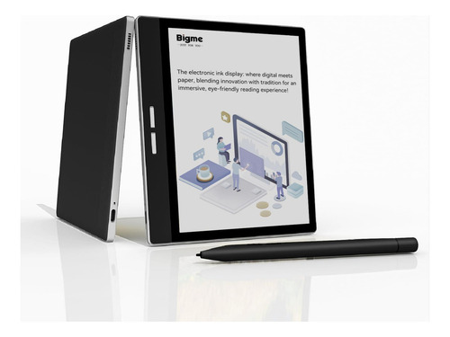Bigme B751c color preto Ebook Reader 7 Polegadas