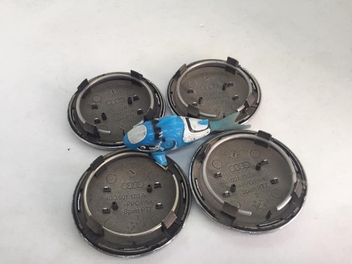 Imagen 6 de 10 de Kit 4 Tapas Rin Audi A3 A4 A5 Q7 Rs7 S5 Tt Black #8w0601170b