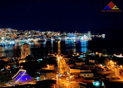Imagen 8 de 9 de Excelente Vista Bahia Valparaiso Dos Dormitorios Cerro Barón