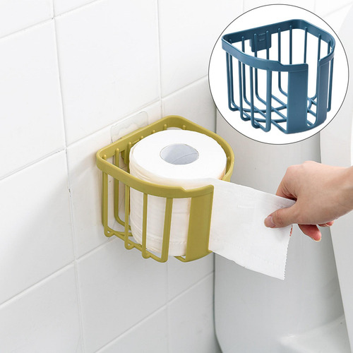 Portarrollos De Papel Higiénico De Montaje En Pared Azul