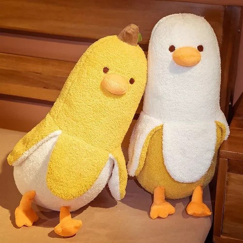 Novo Cv Boneco De Pelúcia Pato Banana, 50 Cm.ra1best
