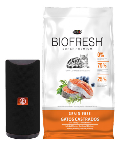 Alimento Biofresh Gato Castrado 7,5 Kg + Regalo + Envío