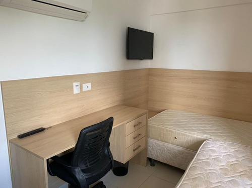 Imagem 5 de 9 de Flat Com 2 Quartos Para Alugar, 65 M² Por R$ 3.700/mês Com Taxas - Boa Viagem - Recife/pe - Fl0027