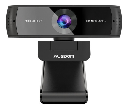 Webcams 2k Qhd 60/30fps Autofocus Con Tapa Para Video