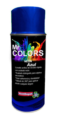 Pintura Fosforescente, Mxneo-003, Azul, Neón, Temp. Max. 60