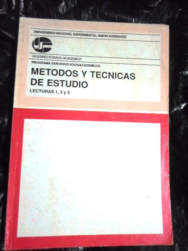 Libro Metodos Y Tecnicas De Estudio Universi Simon Rodriguez