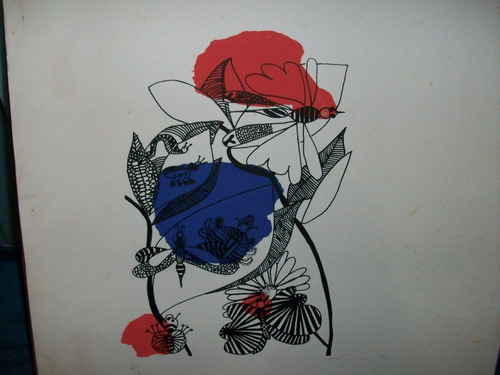 Cuadro Serigrafía C Otero Pardo 6/10 Obra Arte 1975 