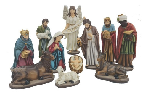 Pesebre 20cm Poliresina 531-31804 Religiozzi (11 Piezas)