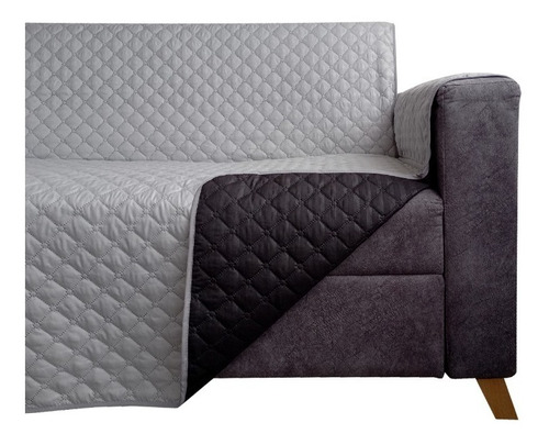 Forro Para Muebles Sala, Protector Sofa, 4 Puesto Doble Faz 