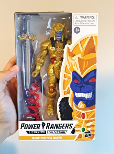 Imagem 2 de 7 de Goldar Power Rangers Lightning Collection Hasbro Figuarts