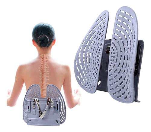 2 Soporte Lumbar Ergonómico Respaldo Espalda Silla Automóvil