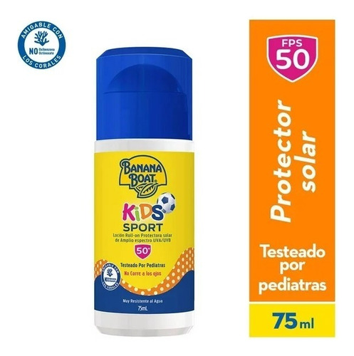Protector Solar Roll On Banana Boat Kids Sport Deporte 2pzas