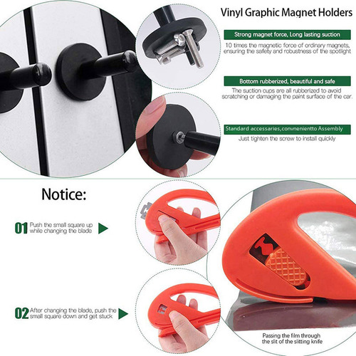 Kit De Ferramentas Para Envoltório De Para Veículos Com 31