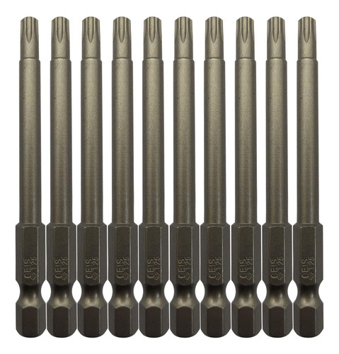 Sepuly - 10 Brocas Magnticas De Cabeza Torx De 2.953in/3 Pul