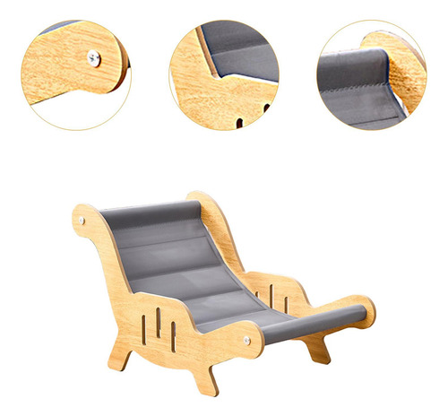 Silla De Hamaca De Gato Tablero De Rasguños De Gato Con