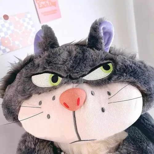 . Kawaii Navidad Lindo Gato Enojado Juguetes De Peluche