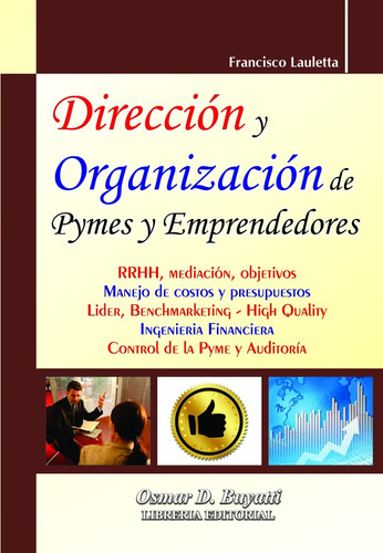 Dirección Y Organización De Pymes Y Emprendedores Lauletta