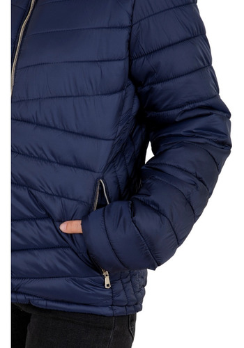 Imagen 6 de 6 de Campera Mujer Inflable Capucha Desmontable Talle Especial