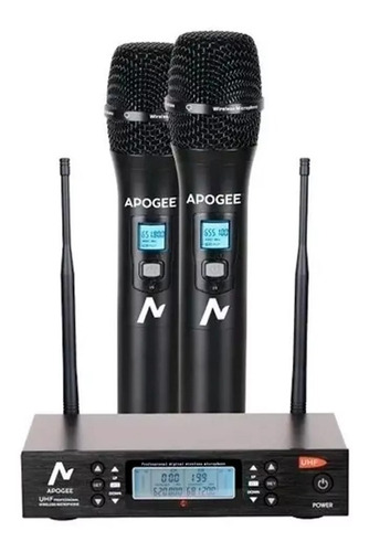 Apogee U-22h Uhf Micrófono Inalámbrico Doble De Mano Xlr U22