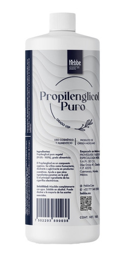 Imagen 3 de 8 de 1 Kg Propilenglicol Usp + 1 Kg Glicerina Usp