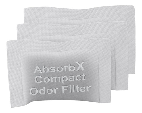 Filtros De Olor Compactos Absorbx Itouchless, Paquete De 3,