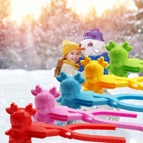 Molde De Nieve Para Hacer Bolas De Nieve, Juguete, Máquina D