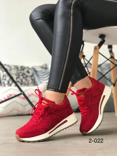 Tenis rojos mujer 2019 new arrivals