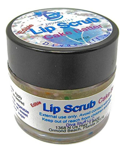 Cake Batter Lip Scrubbie Por Diva Stuff - 1/4 De Onza