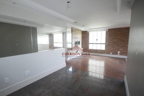 Apartamento Com 3 Dormitórios, 197 M² - Venda Por R$ 1.100.000,00 Ou Aluguel Por R$ 3.300,00/mês - Jardim - Santo André/sp - Ap0600