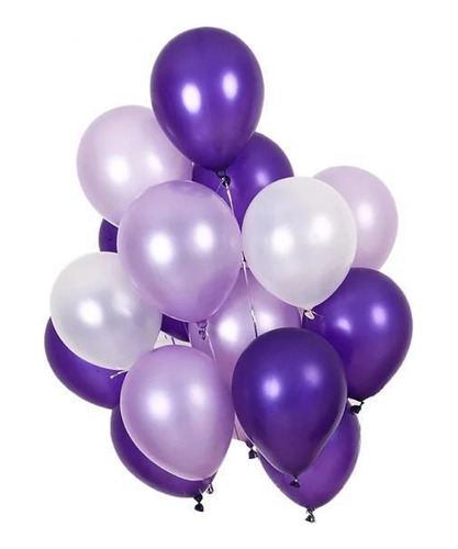 2 Decoraciones De Fiesta De Cumpleaños Púrpura