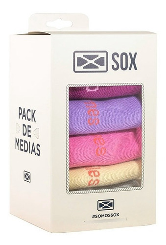 Pack De Medias Sox 7 Dias Soquetes Increible