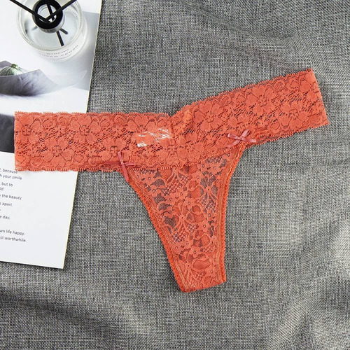 6 Piezas De Encaje Talla Grande G String Mujer Bragas Ropa I