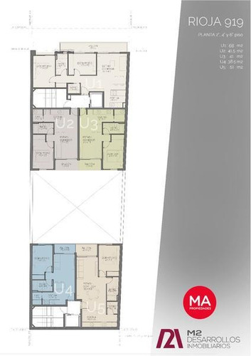 Imagen 8 de 12 de Departamento 1 Dormitorio Centro Rosario Edificio Amenities