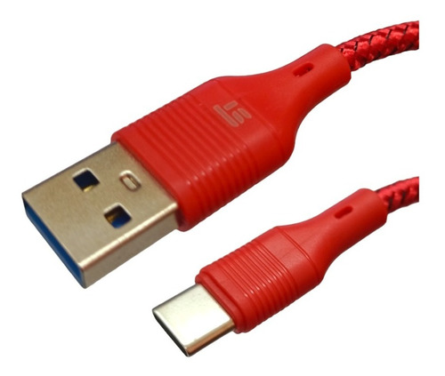 Cable Usb Trenzado Tipo C Carga Rapida 3.1a Varios Colores