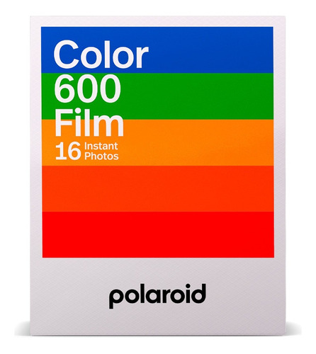Repuesto Polaroid Color 600 Film 16 Instant 108x88mm
