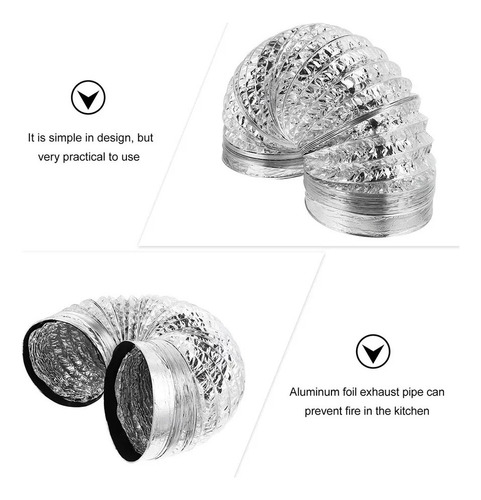 A Gaa Tubo De Escape Flexible Para Campana Extractora De