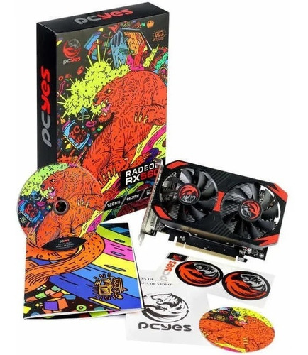Imagem 2 de 3 de Placa De Video Amd Radeon Rx 560 4gb Gddr5 128 Bits