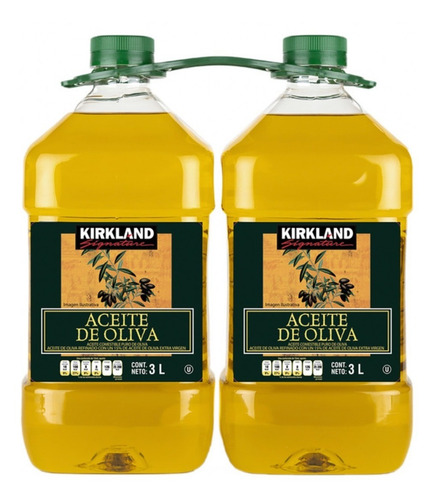 Kirkland Signature Aceite Puro De Oliva 2 Pzas De 3 L