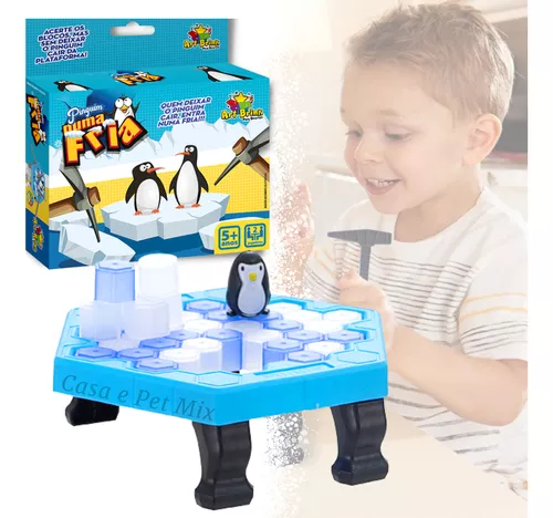 Jogo Pinguim Quebra Gelo Numa Fria Tamanho Jogos De Mesa Brinquedo