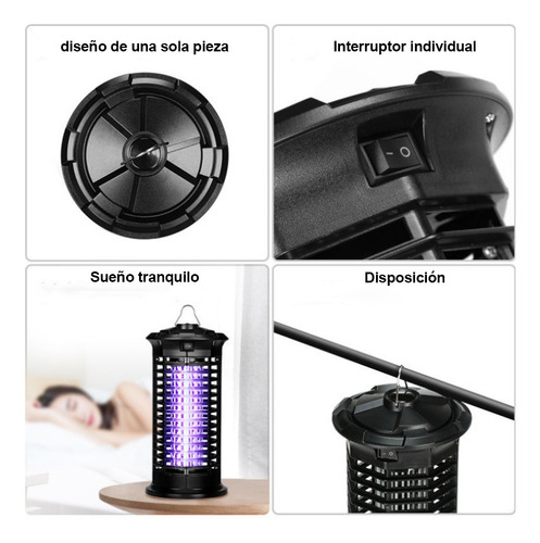 20w Lámpara Antimosquitos Mata Mosquitos Insectos Con Luz