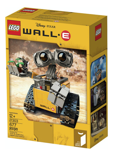 Lego Ideas Wall-e 21303 Número de piezas 677