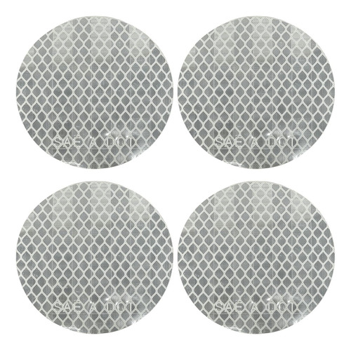 Reflectores De Seguridad All Star Truck Parts Rs3inr Blanco