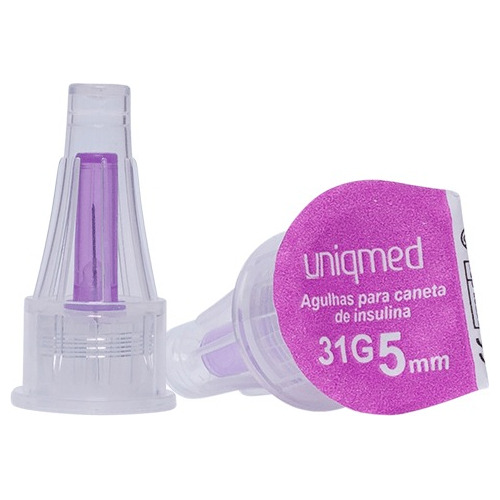 Agulha Para Caneta De Insulina 5mm - Caixa Com 100 Unidades