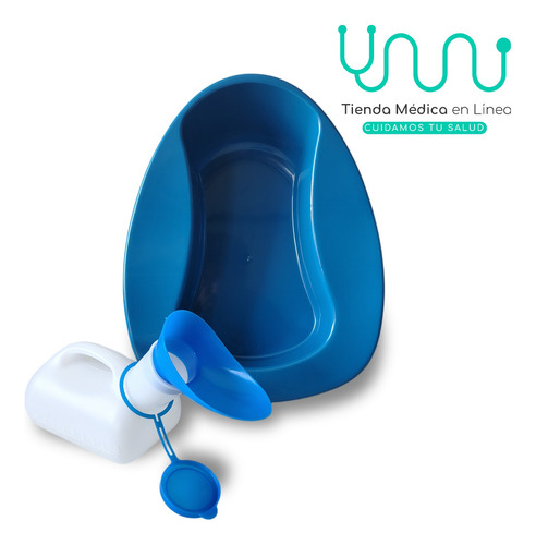 Set Para Paciente Comodo Urinal Unisex + Comodo Baño